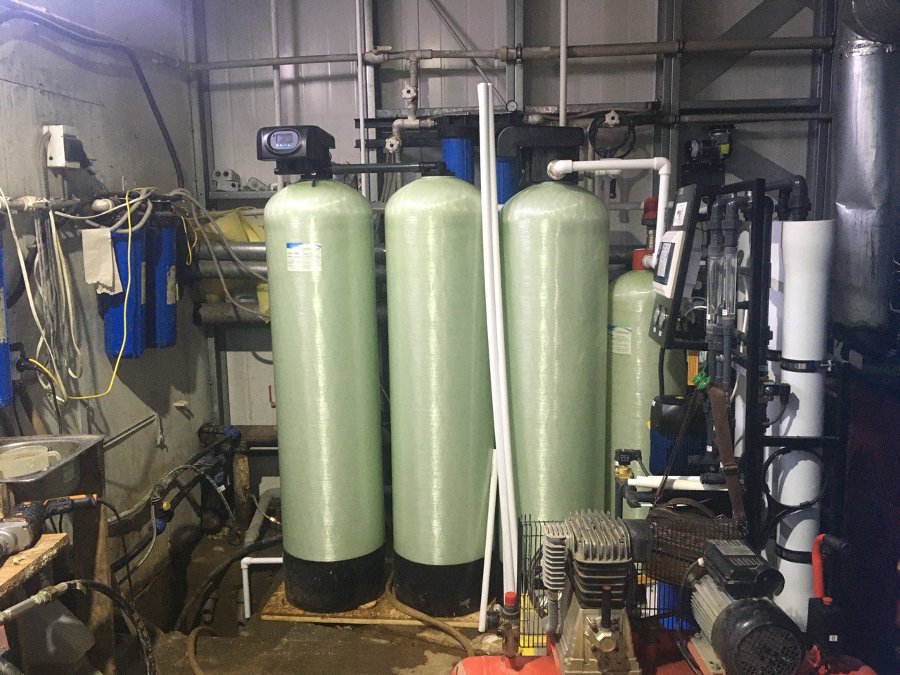 Компактная система очистки воды для автомойки